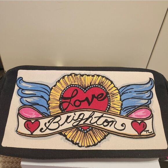 NWT Brighton "Queen Of Love" Large Canvas Tote Bag Retail $125 - Picture 12 of 12
